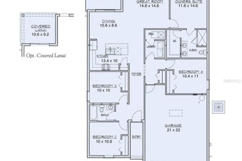 House in Haines City, Florida 4 bedrooms, 148.46 sq.m. № 1856498 - photo 22