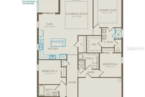 House in Orlando, Florida 4 bedrooms, 171.87 sq.m. № 2210310 - photo 2