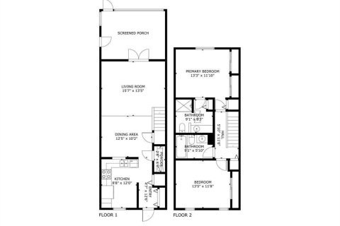 Townhouse in Tamarac, Florida 2 bedrooms, 110 sq.m. № 1187295 - photo 1