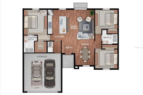 Villa ou maison à vendre à Cape Coral, Floride: 3 chambres, 126.16 m2 № 2204523 - photo 4