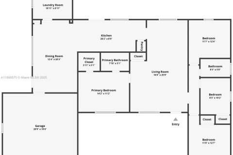 Casa en venta en Miami, Florida, 4 dormitorios, 160.63 m2 № 1952283 - foto 13