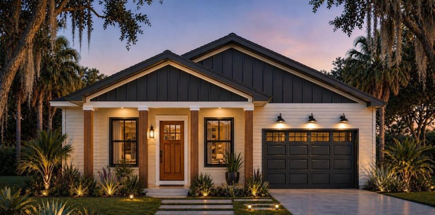 House in Tampa, Florida 4 bedrooms, 166.57 sq.m. № 2165985
