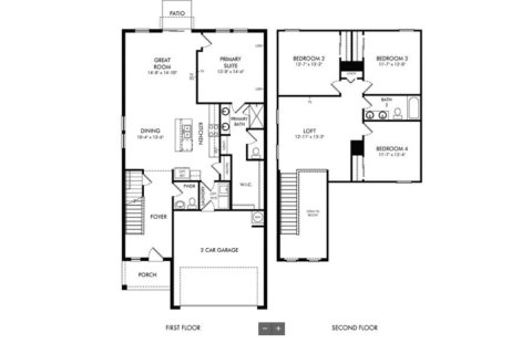 House floor plan «floor 1812 Carnostie Road», 4 rooms in Villamar - Classic Series
