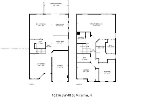 Townhouse in Miramar, Florida 3 bedrooms, 188.96 sq.m. № 1763082 - photo 7