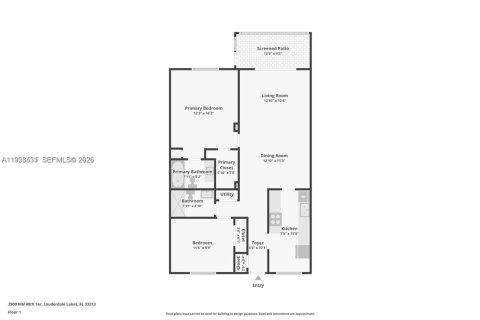 Copropriété à louer à Lauderdale Lakes, Floride: 2 chambres, 89.19 m2 № 2007739 - photo 26