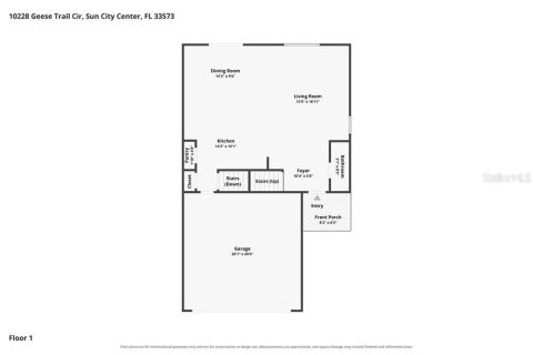 Villa ou maison à louer à Sun City Center, Floride: 4 chambres, 193.05 m2 № 2403524 - photo 2