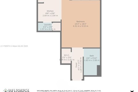 Condominio en venta en Miami, Florida, 46.92 m2 № 1701793 - foto 15