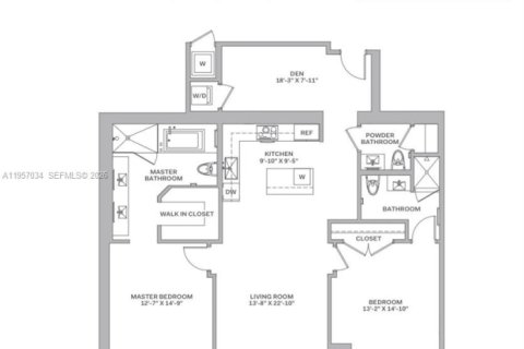Condominio en alquiler en Miami, Florida, 2 dormitorios, 130.06 m2 № 2011831 - foto 12