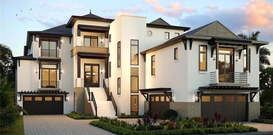 House in Sarasota, Florida 7 bedrooms, 796.17 sq.m. № 1675718