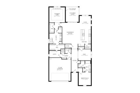 House floor plan «193SQM», 2 bedrooms in DEL WEBB TRADITION