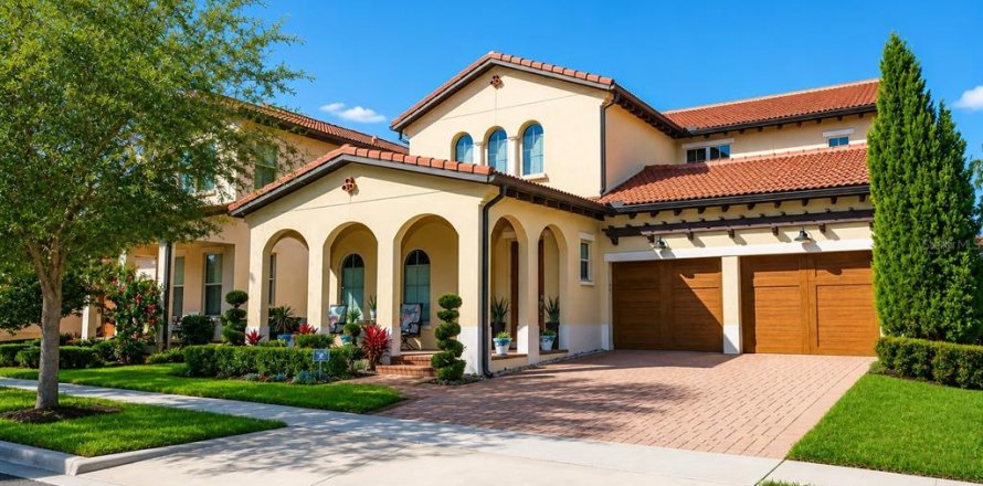 House in LAKESHORE in Winter Garden, Florida 4 bedrooms, 286.23 sq.m. № 2202576