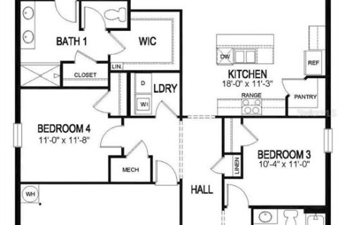 Casa en venta en Thonotosassa, Florida, 4 dormitorios, 170.38 m2 № 2227648 - foto 30