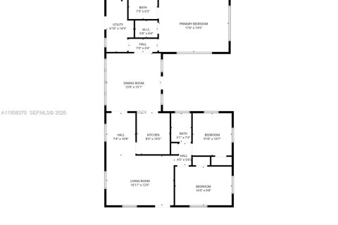 House in South Miami, Florida 3 bedrooms, 142.98 sq.m. № 2049784 - photo 4