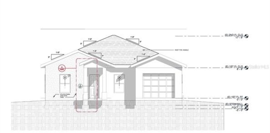 House in Tampa, Florida 3 bedrooms, 131.74 sq.m. № 1612777