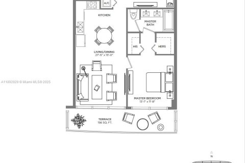 Condo in Miami, Florida, 1 bedroom  № 1946443 - photo 30