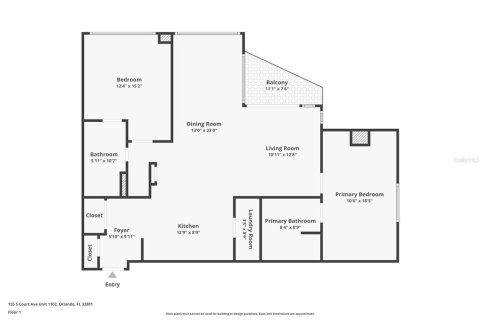 Copropriété à vendre à Orlando, Floride: 2 chambres, 117.15 m2 № 1837551 - photo 10