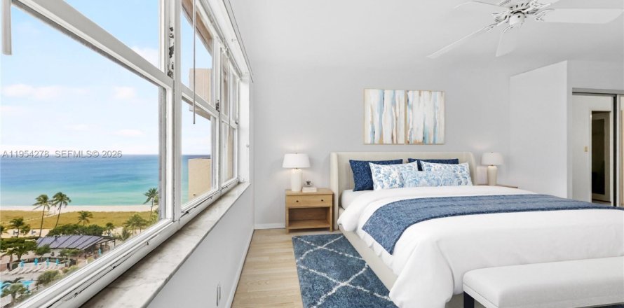 Кондоминиум с 1 спальней в Лодердейл-бай-те-Си, Флорида № 2009568