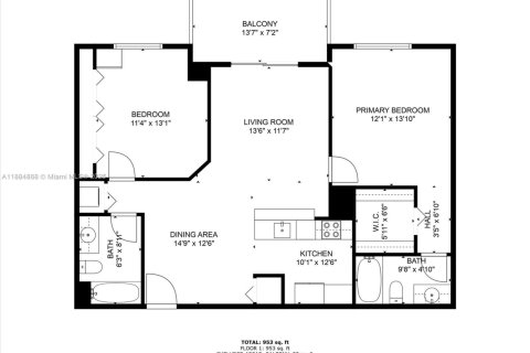 Condo in Miami, Florida, 2 bedrooms  № 1931638 - photo 8