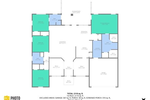 House in Port St. Lucie, Florida 4 bedrooms, 202.71 sq.m. № 2077876 - photo 5