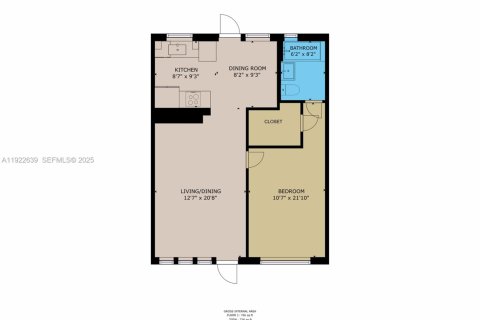 Купить виллу или дом в Майами-Бич, Флорида 1 спальня, 60.39м2, № 1976372 - фото 3