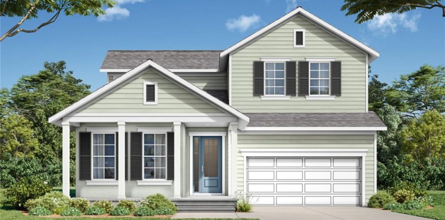 House in New Port Richey, Florida 4 bedrooms, 260.31 sq.m. № 2235494