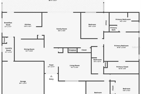 Купить виллу или дом в Тампа, Флорида 8 комнат, 217.67м2, № 1677202 - фото 3