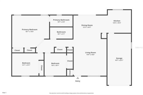 House in Ocala, Florida 3 bedrooms, 123.1 sq.m. № 1900488 - photo 3