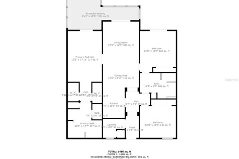 Купить кондоминиум в Киссимми, Флорида 9 комнат, 157.93м2, № 1904212 - фото 24
