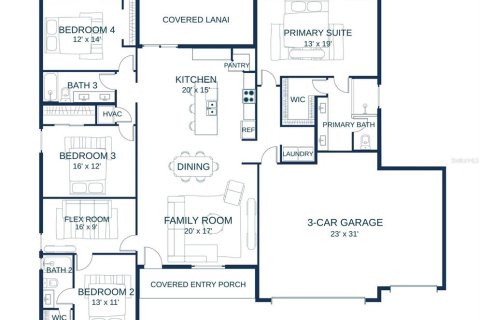 Villa ou maison à vendre à Dunnellon, Floride: 4 chambres, 216.65 m2 № 2402866 - photo 14