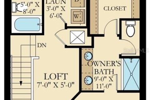 Touwnhouse à louer à Land O' Lakes, Floride: 3 chambres, 148.74 m2 № 1831787 - photo 3