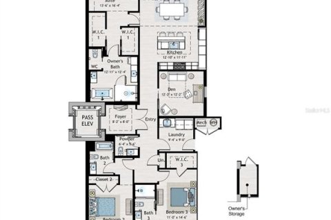 Condominio en venta en Tampa, Florida, 3 dormitorios, 223.99 m2 № 1376399 - foto 14
