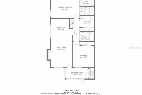 Condominio en alquiler en Tampa, Florida, 2 dormitorios, 84.73 m2 № 1876936 - foto 17