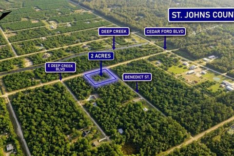 Terreno en venta en Hastings, Florida № 2165561 - foto 4