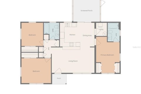 Купить виллу или дом в Клируотер, Флорида 8 комнат, 118.45м2, № 2149703 - фото 8