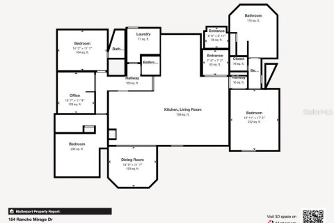 Купить виллу или дом в Киссимми, Флорида 9 комнат, 243.03м2, № 1900676 - фото 13
