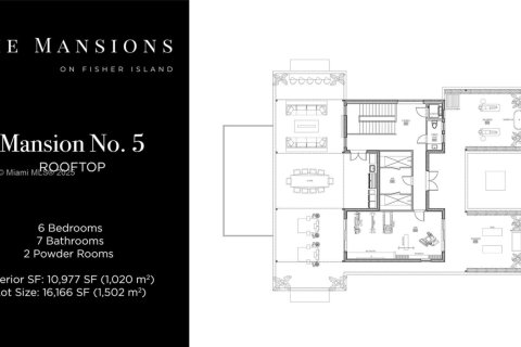 Casa en venta en Fisher Island, Florida, 6 dormitorios, 1019.7 m2 № 2027735 - foto 26