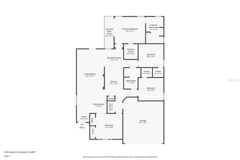 Villa ou maison à vendre à Orlando, Floride: 4 chambres, 144.74 m2 № 2220705 - photo 2