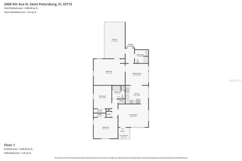 Casa en venta en Saint Petersburg, Florida, 3 dormitorios, 95.69 m2 № 2124852 - foto 22
