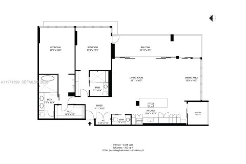 Condominio en venta en Miami Beach, Florida, 2 dormitorios, 189.33 m2 № 2032774 - foto 28