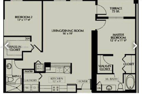 Copropriété à vendre à Miami, Floride: 2 chambres, 109.9 m2 № 2077382 - photo 24
