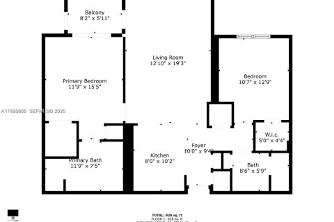 Condominio en alquiler en Hollywood, Florida, 2 dormitorios, 96.25 m2 № 2055582 - foto 24