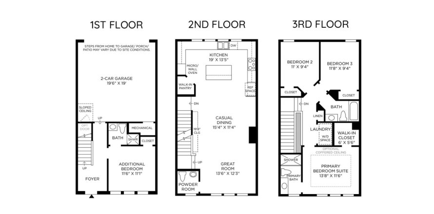 Townhouse in THE BRIX AT THE PACKING DISTRICT in Orlando, Florida 4 bedrooms, 169 sq.m. № 103028