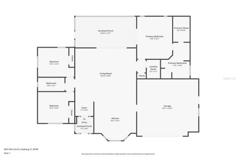 Villa ou maison à vendre à Leesburg, Floride: 3 chambres, 171.68 m2 № 2436790 - photo 9