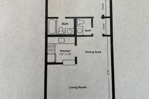Condo in Boca Raton, Florida, 1 bedroom  № 1133106 - photo 1