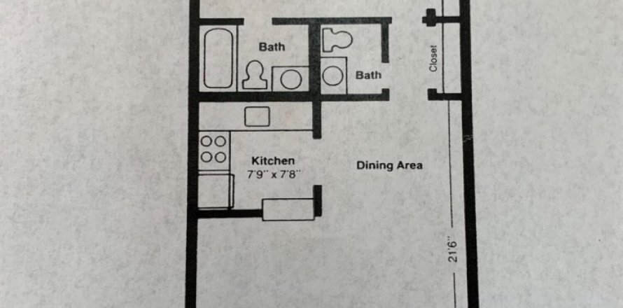 Condo in Boca Raton, Florida, 1 bedroom  № 1133106