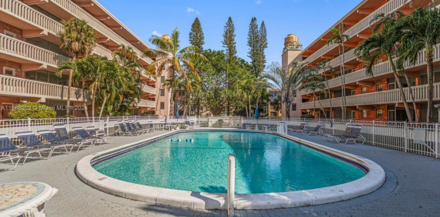 Condo in Hallandale Beach, Florida, 1 bedroom  № 1429662