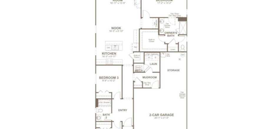 Villa ou maison à Tributary by Richmond American Homes à Yulee, Floride 2 chambres, 149 m2 № 452222