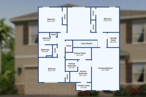 House in Zephyrhills, Florida 5 bedrooms, 242.01 sq.m. № 2151304 - photo 28