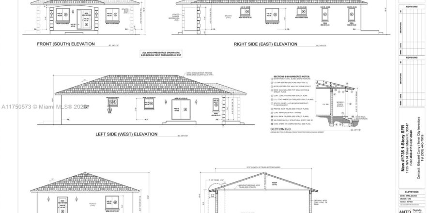 Casa en Miami, Florida 4 dormitorios, 162.49 m2 № 1863168