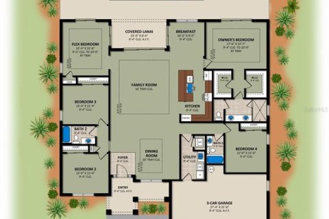 Casa en venta en Port Charlotte, Florida, 4 dormitorios, 247.12 m2 № 1578365 - foto 2